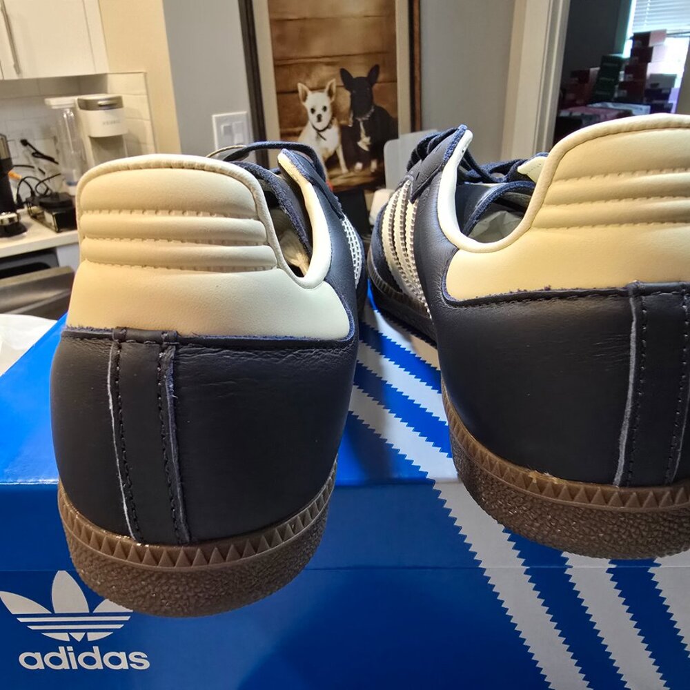 adidas Samba OG Night Navy Cream White Gum Shoes ID2056 Men's Size 10 NEW - Picture 8 of 15